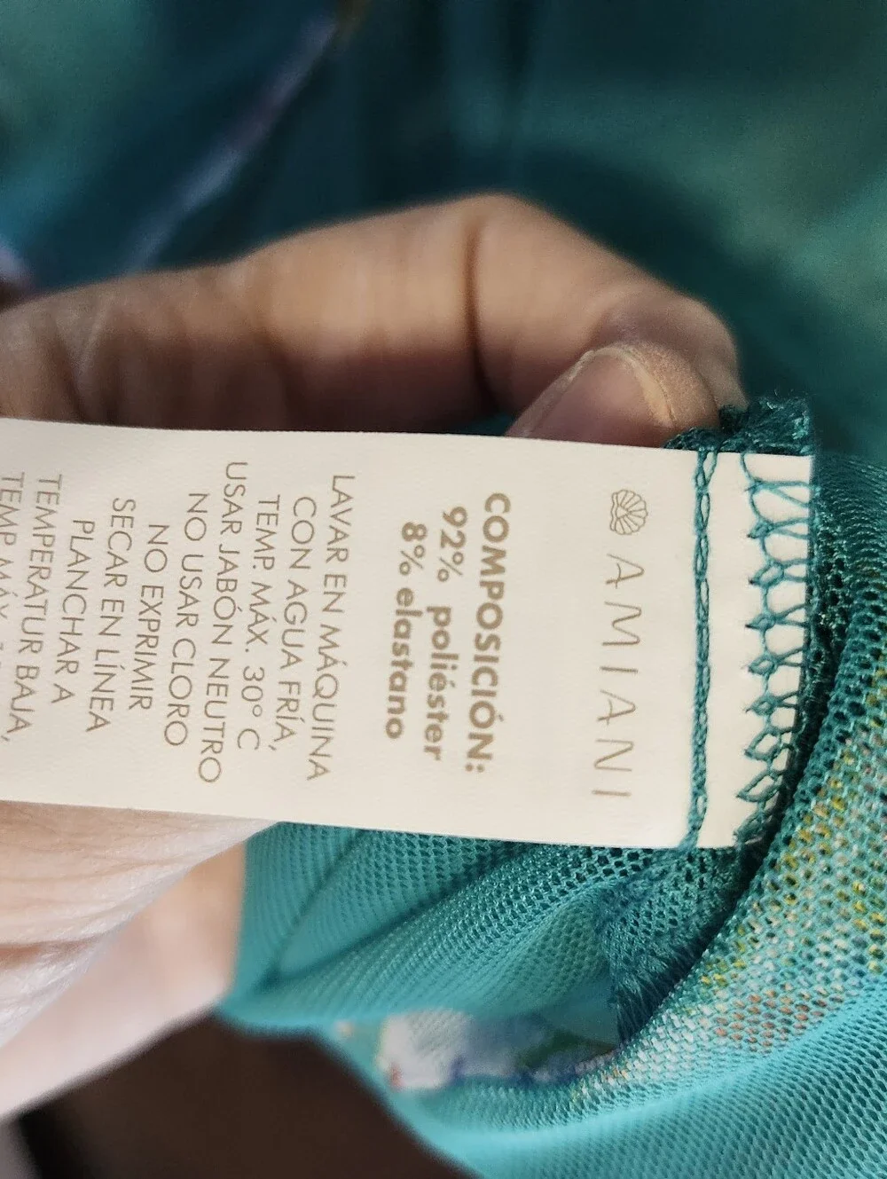 NWT Amiani Resort Fashion 2-Piece Swim Cover-Up Turquoise Beachcore Resortcore